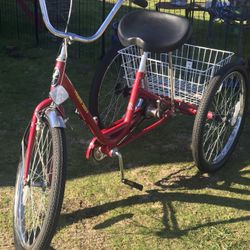 Three Wheel Bike Red Miami Sun Bicycle for Sale in Graham WA OfferUp