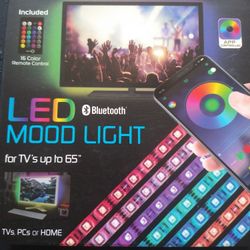 TZUMI BLUETOOTH MOOD LIGHT FOR TV'S UP TO 65" *NEW IN BOX* AND NEVER OPENED 