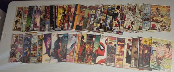 46 issue deadpool comic book lot