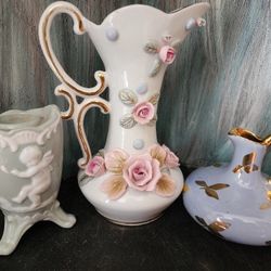 Beautiful Vase, Pitcher & Candle Votive