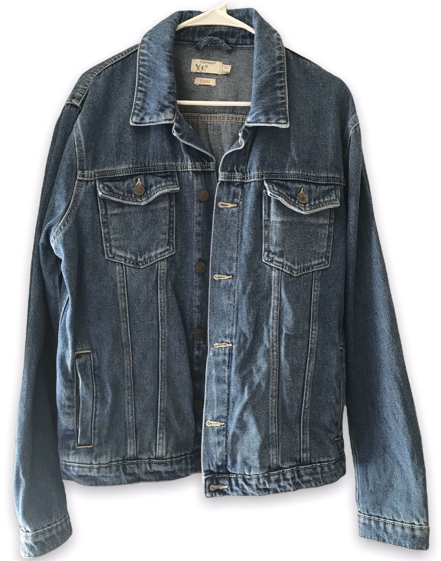 Mens Vintage Topman Denim Jacket