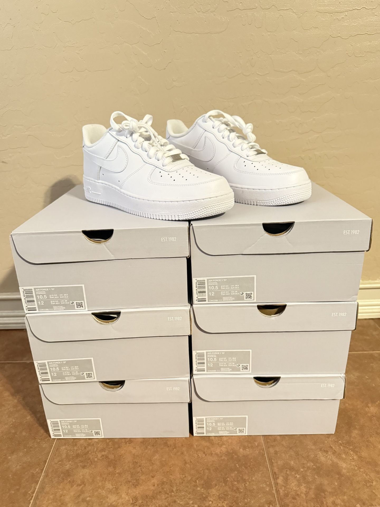 Nike Air Force 1 β07 Triple White Mens 10.5