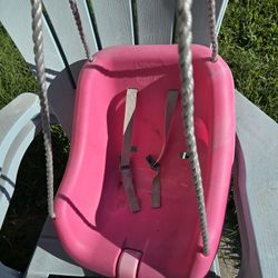 Pink Baby Swing 