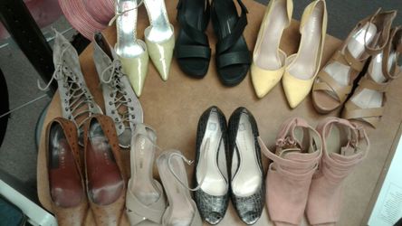 Designer heels Sz 9.5&10