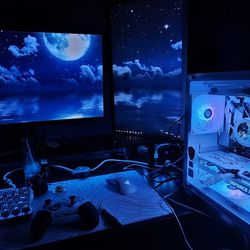 *WHITE THEMED* Gaming PC Custome Lights 