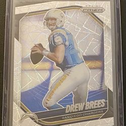 2025 Panini Prizm Drew Brees Prizm Lazer