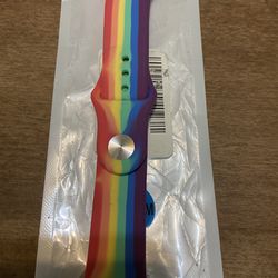 Rainbow watch band compatible with Apple Watch 38/40MM