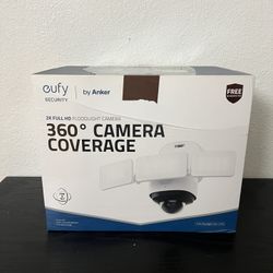 eufy Floodlight Cam 2 Pro Outdoor Smart Security Camera 2K FHD 360° Pan and Tilt