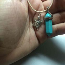 Turtle pendant necklace