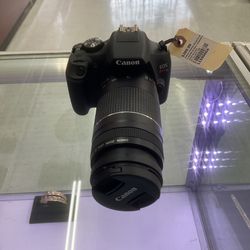 Canon Camera With Lens 300MM