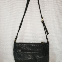 Sonoma black crossbody handbag adjustable strap. ( On Vacation)