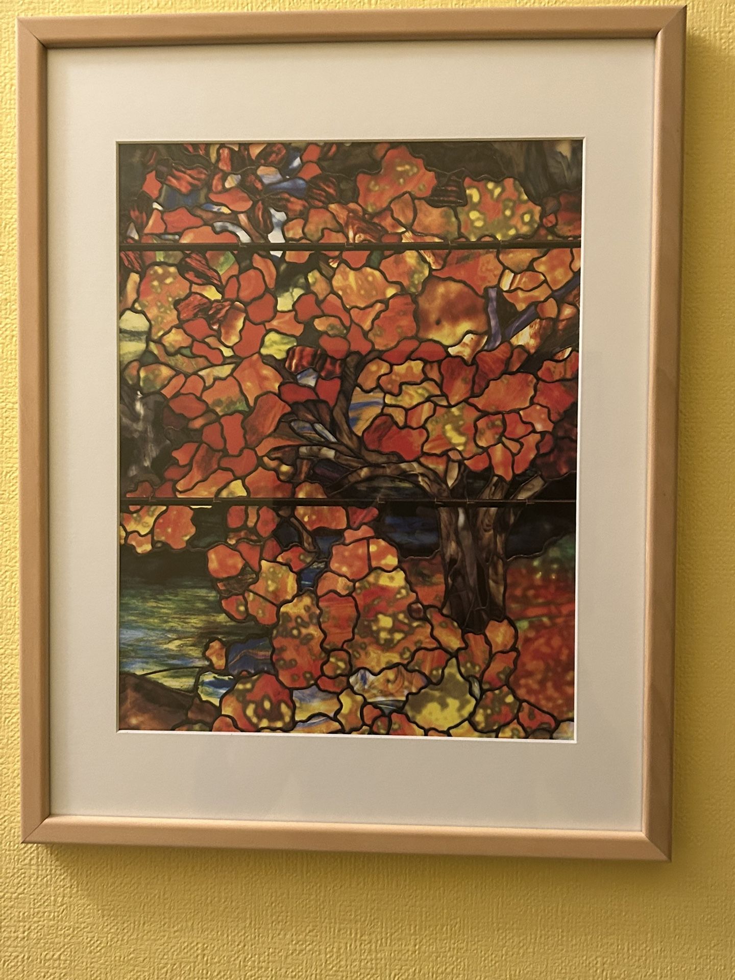 3 Tiffany Window Framed Prints