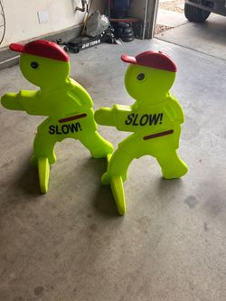 Children Playing Caution Signs