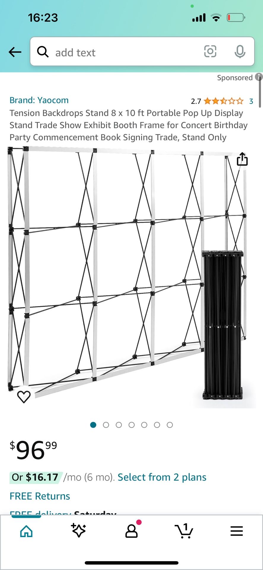 Backdrop Stand 2.3mx2.3m(frame Only)