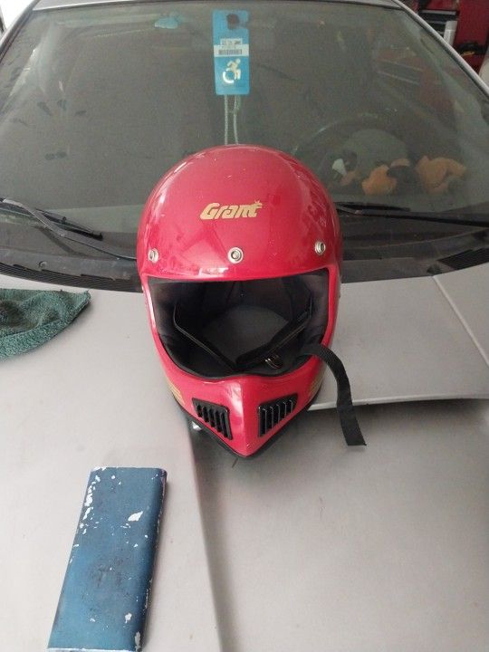 1980's Retro Grant Motorcycle Helmet