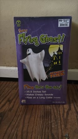 Scary flying ghost