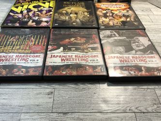 9 WWF DVD LOT WWE WCW + Rare Japan Wrestling Collector for Sale in