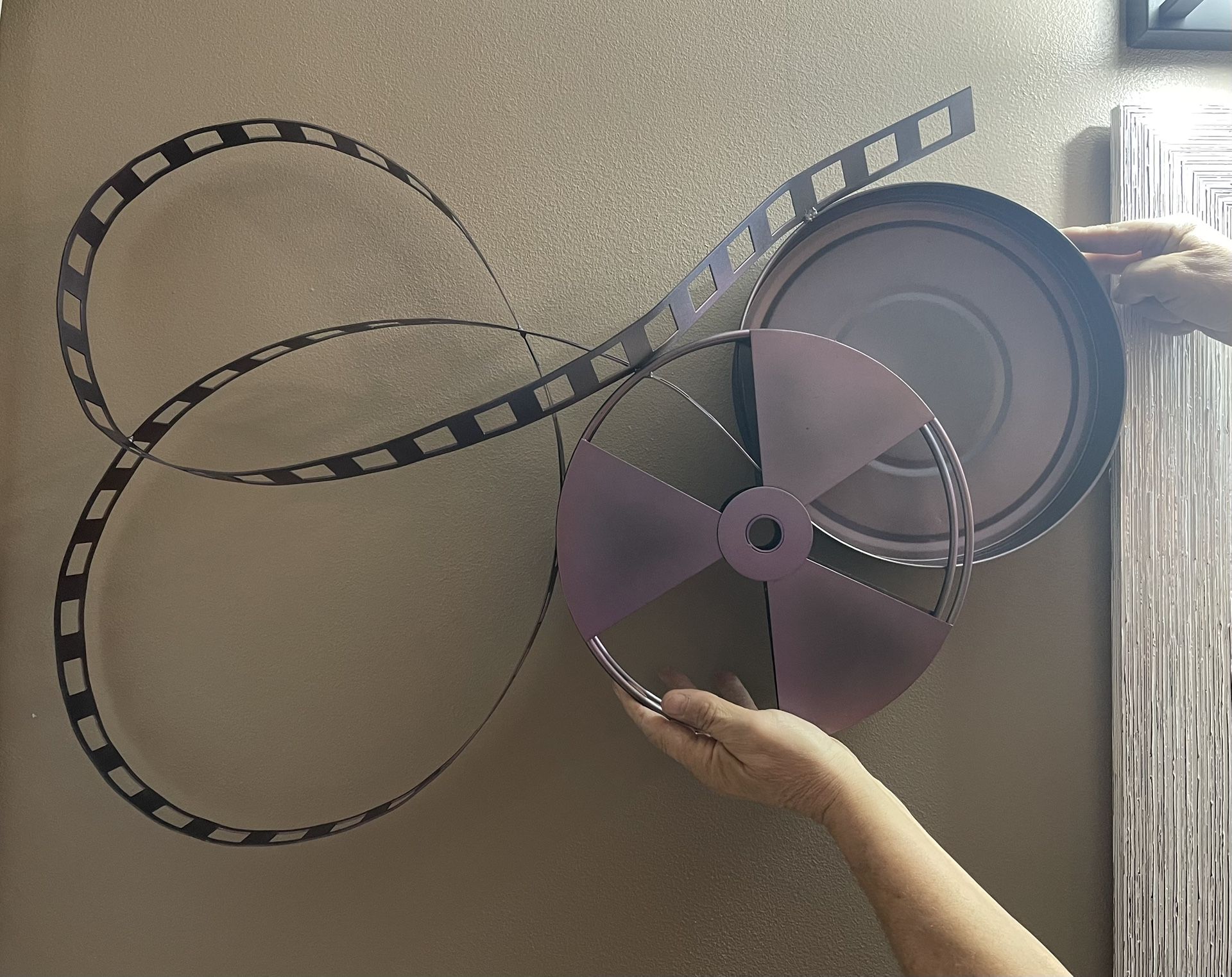 Home Theater Wall Art Movie Reels And Film Strip