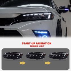 **MUST GO** LED 11Th Generation Honda Civic 2022-2024 Headlights 