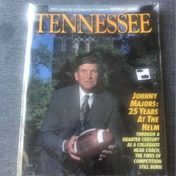 Johnny Majors Tennessee Magazine