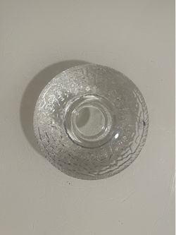 Orrefors Sweden Glass Candle Holder Votive