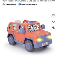 Bluey 12v car 2 seater