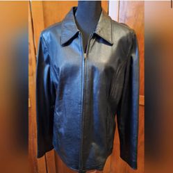 Jaclyn Smith classic Authentic Leather Jacket