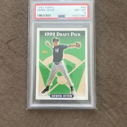 93 Topps Derek Jeter PSA 8 Card $60 