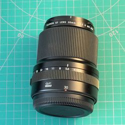 Fujifilm GF 30mm F/3.5 Lens (GFX, Lightly Used)