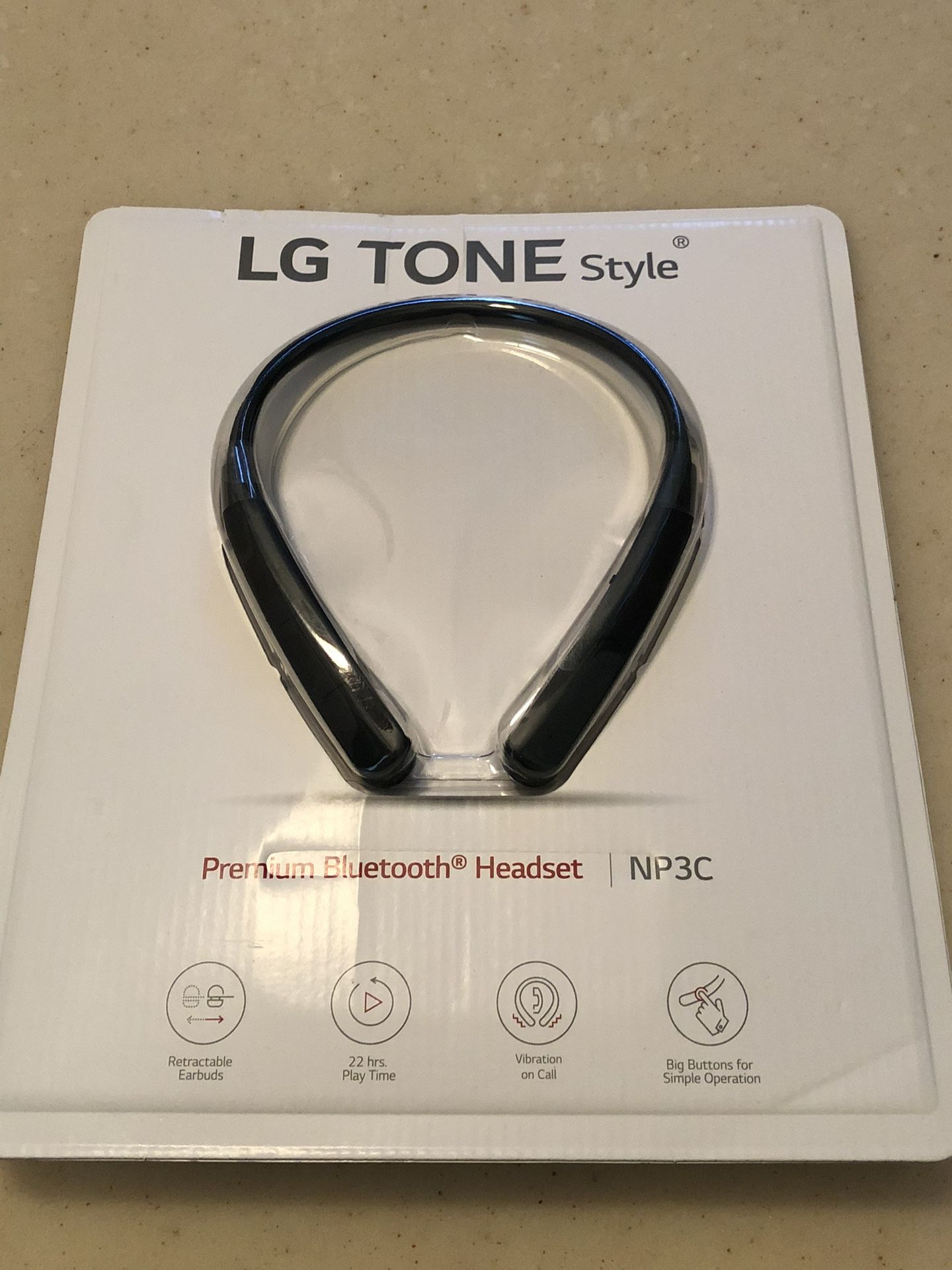 Lg tone Bluetooth Headset