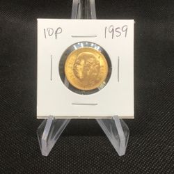 10 Pesos Mexico Gold Coin