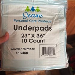 incontinence blue pads 