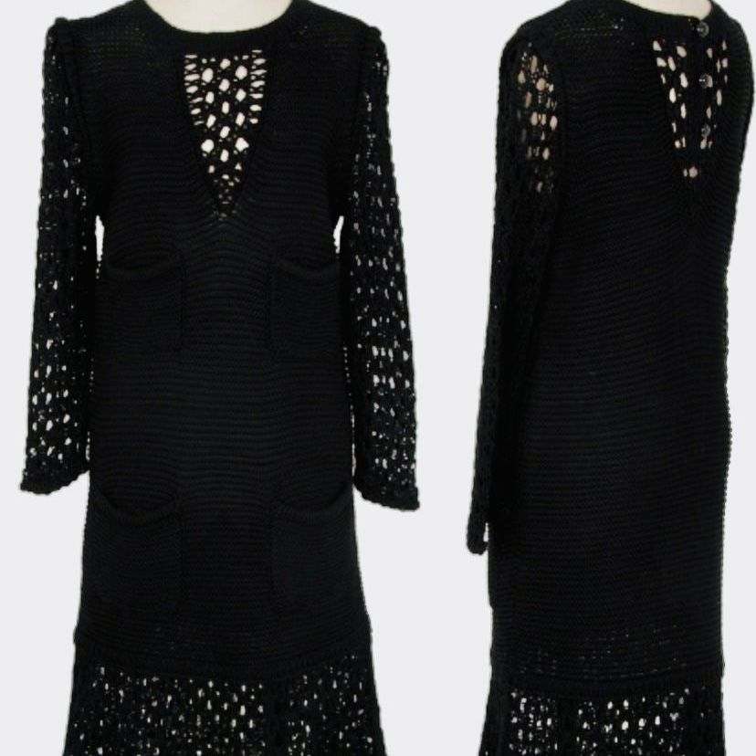 CHANEL Black Dress. Excellent Condition. Size 34 Fr = US SIZE XS. 0 - 2. Please Read Notes