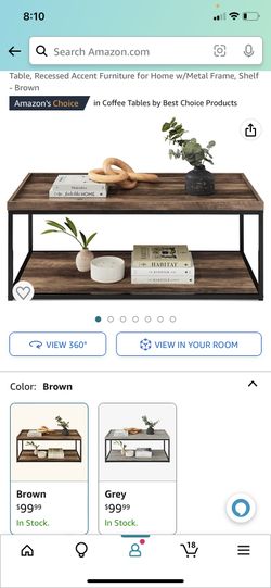 New 44 Inch Coffee Table