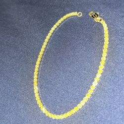 1 Left! 2mm Rope Bracelet 18k Gold Plated