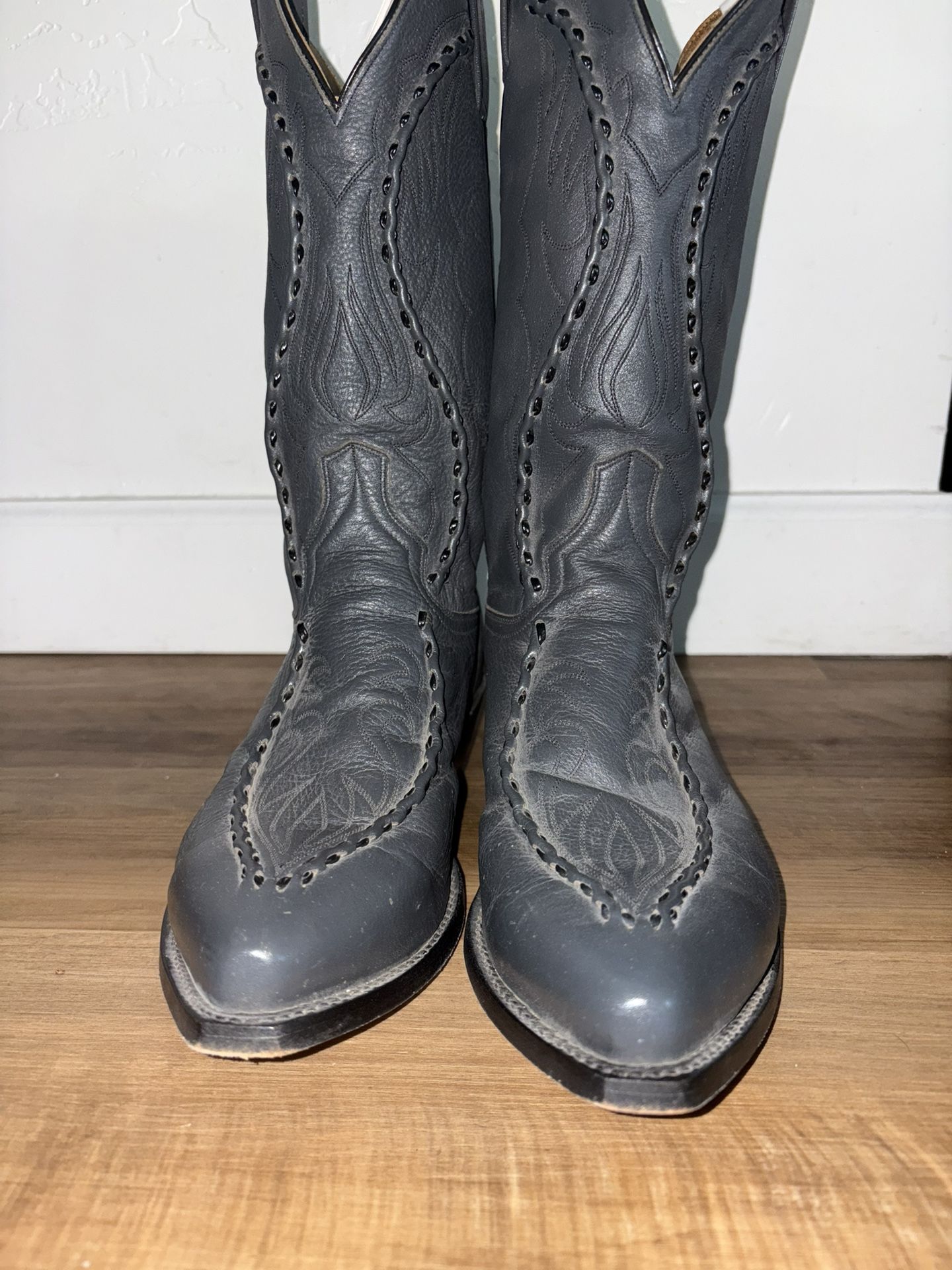 Dan Post Men's Grey Deertan Bucklace Cowboy Boots,  DP26646  size - 10EW