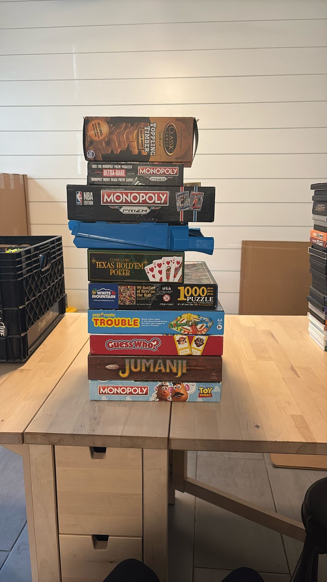 Lot Of Board Games And Card Games