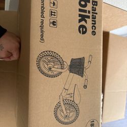 Brand new Balance bike With basket
