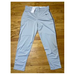 Nike Vapor Select Baseball Pants Gray & Black Men’s size Large & XL available NEW!! 