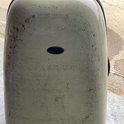 Suitcase w/ matching toiletries case inside