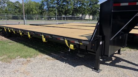 40' Platinum Star Hotshot Deckover Trailer (14k GVWR) w/ Mega Ramps & Torque Tube