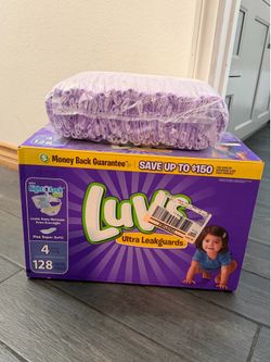 Luvs diaper size 4