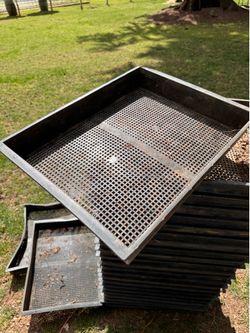 Garden trays and pots