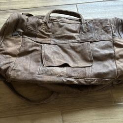 Genuine Leather Fully Lined Duffle 