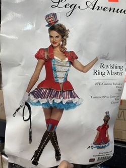 New, Women’s Ringmaster Costume Size Small 