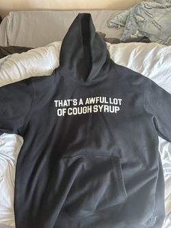 WHOLE LOTTA COUGH SYRUP XL HOODIE BLACK BRAND NEW