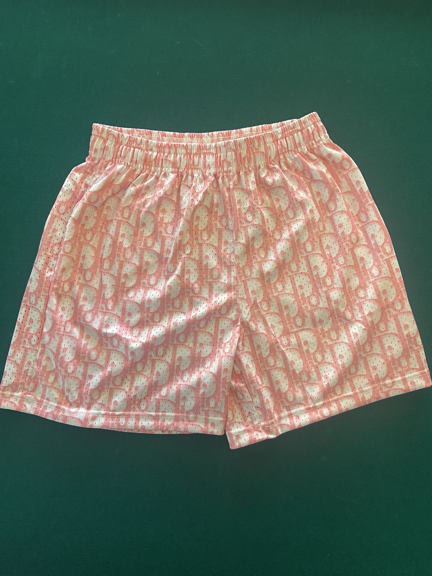 Custom Mesh Dior Shorts Pink All Sizes Available