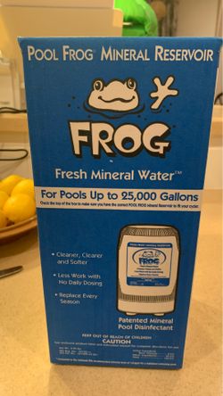 Frog fresh mineral water pool filter systems cartridge