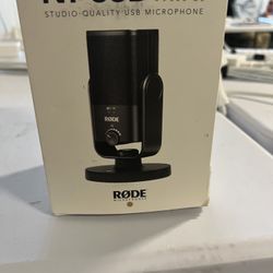 RØDE - NT-USB MINI Studio-Quality USB Microphone - Black 