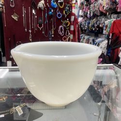 Vintage Glasbake Milk Glass Bowl